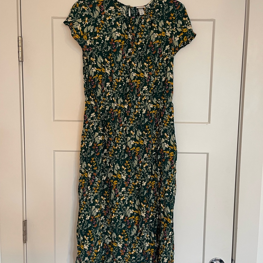 A New Day Multicolor Floral Midi Dress